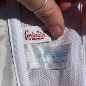 Frederick's of Hollywood Classic White Lingerie